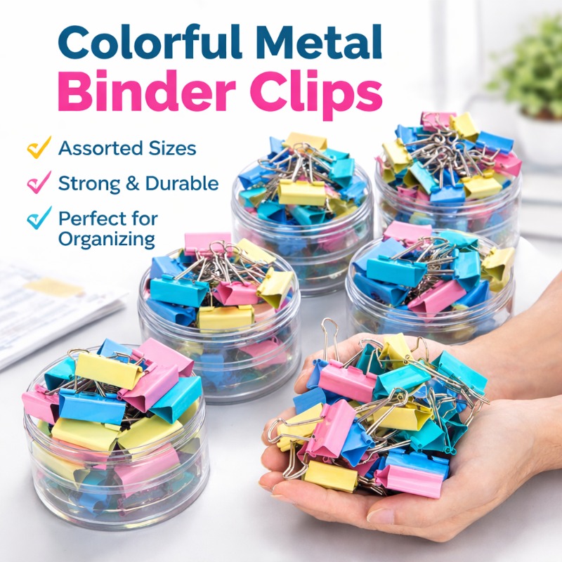 Office Stationery And Supply - 40 pezzi/set di clip per raccoglitori
