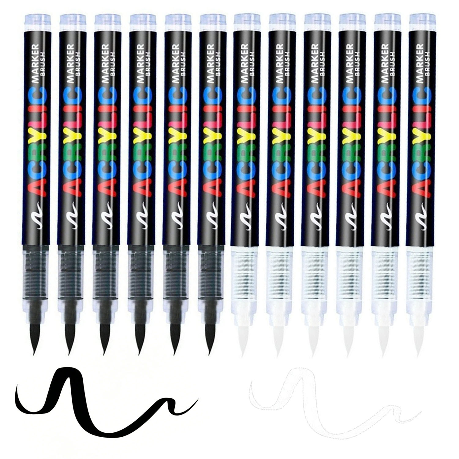 Whiteboard Marker Set - Set di 12 Pennarelli Acrilici Premium