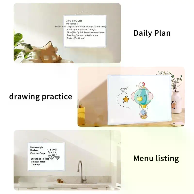 Whiteboard Marker Set - Set di 1 Lavagna Bianca da