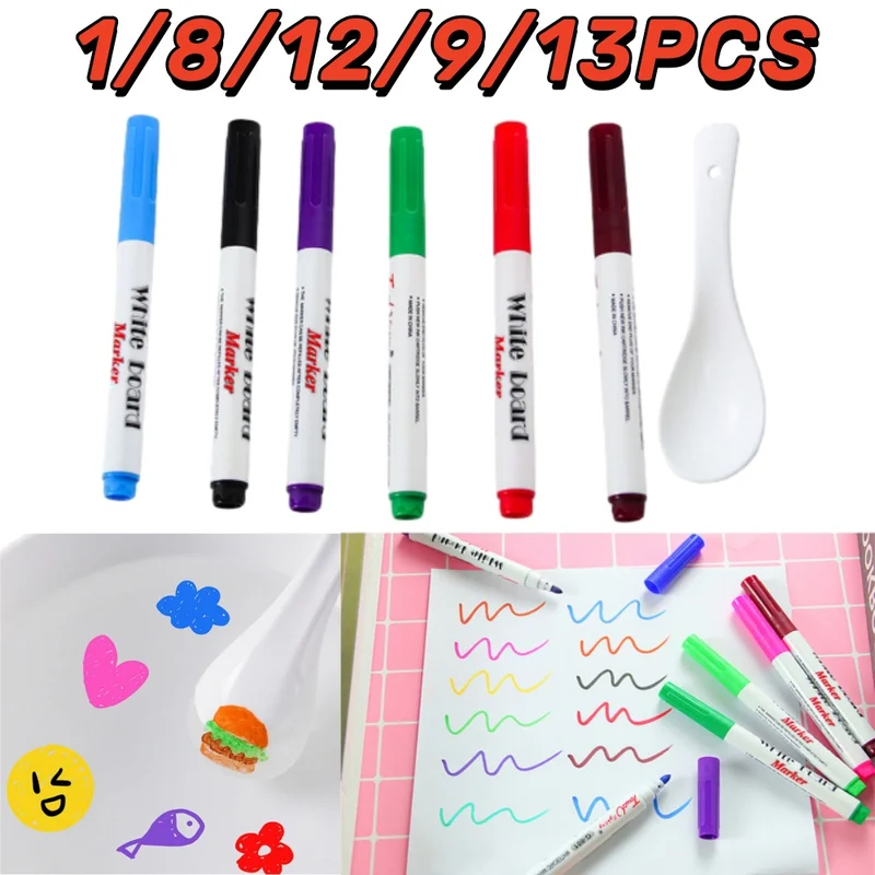 Whiteboard Marker Set - Set di Penne Magiche per Pittura