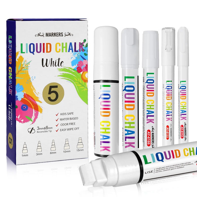 5 pezzi/set pennarelli a gesso - Whiteboard Marker Set recensione e prezzo