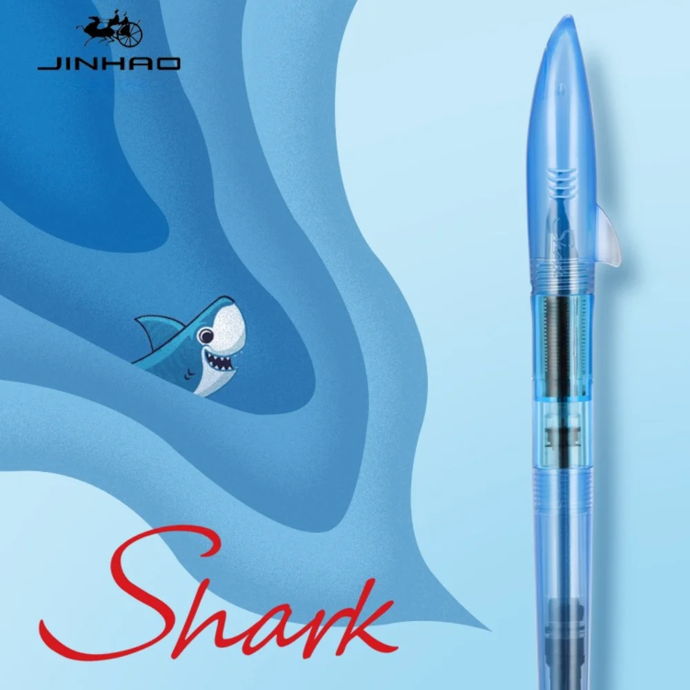 Jinhao Cute Shark Penne stilog - Office Stationery Supply Business recensione e prezzo